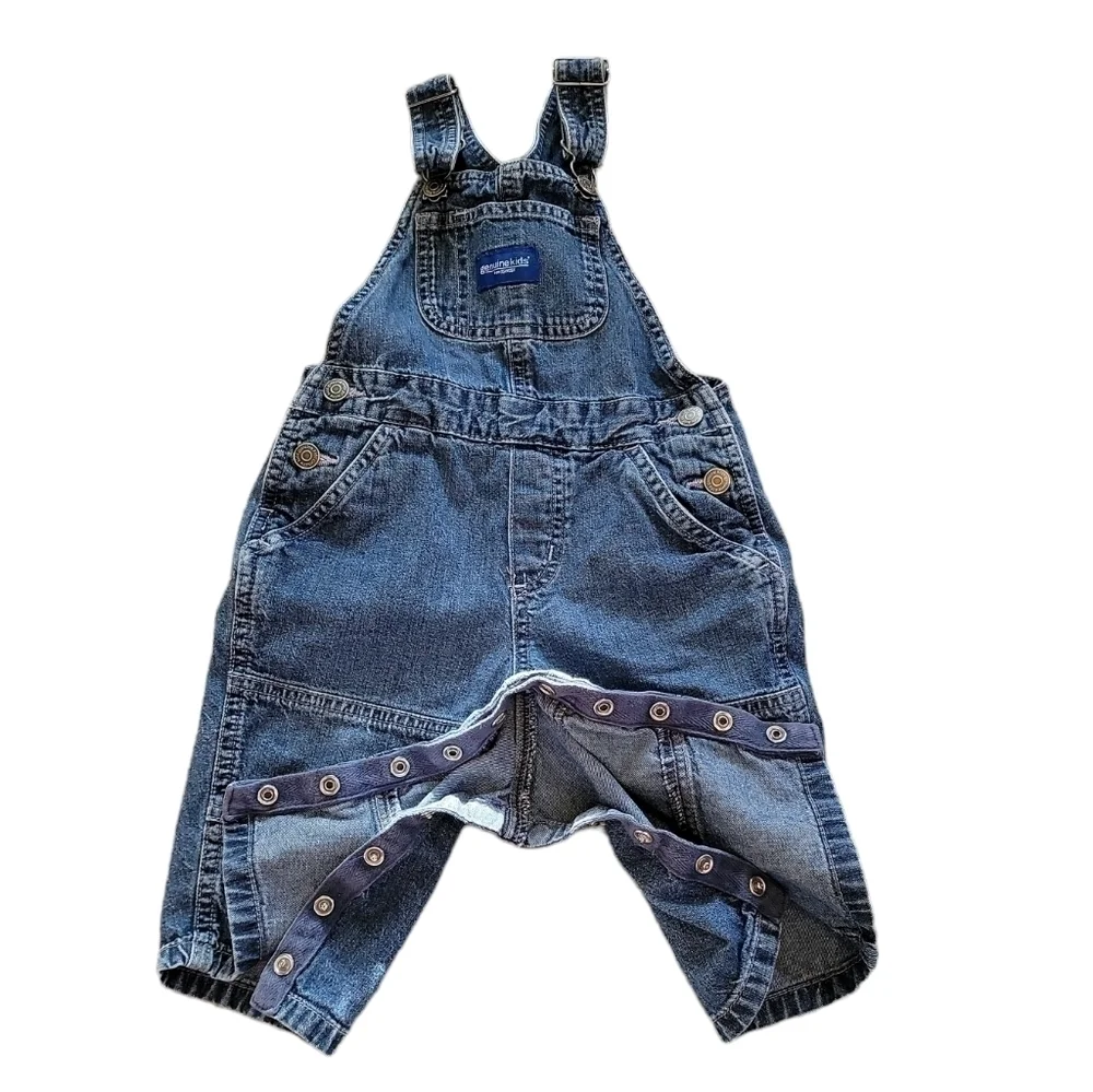 Genuine Kids from OshKosh size 12 months denim overalls